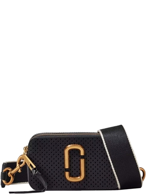  Marc Jacobs The Perforated Snapshot, Black/Gold